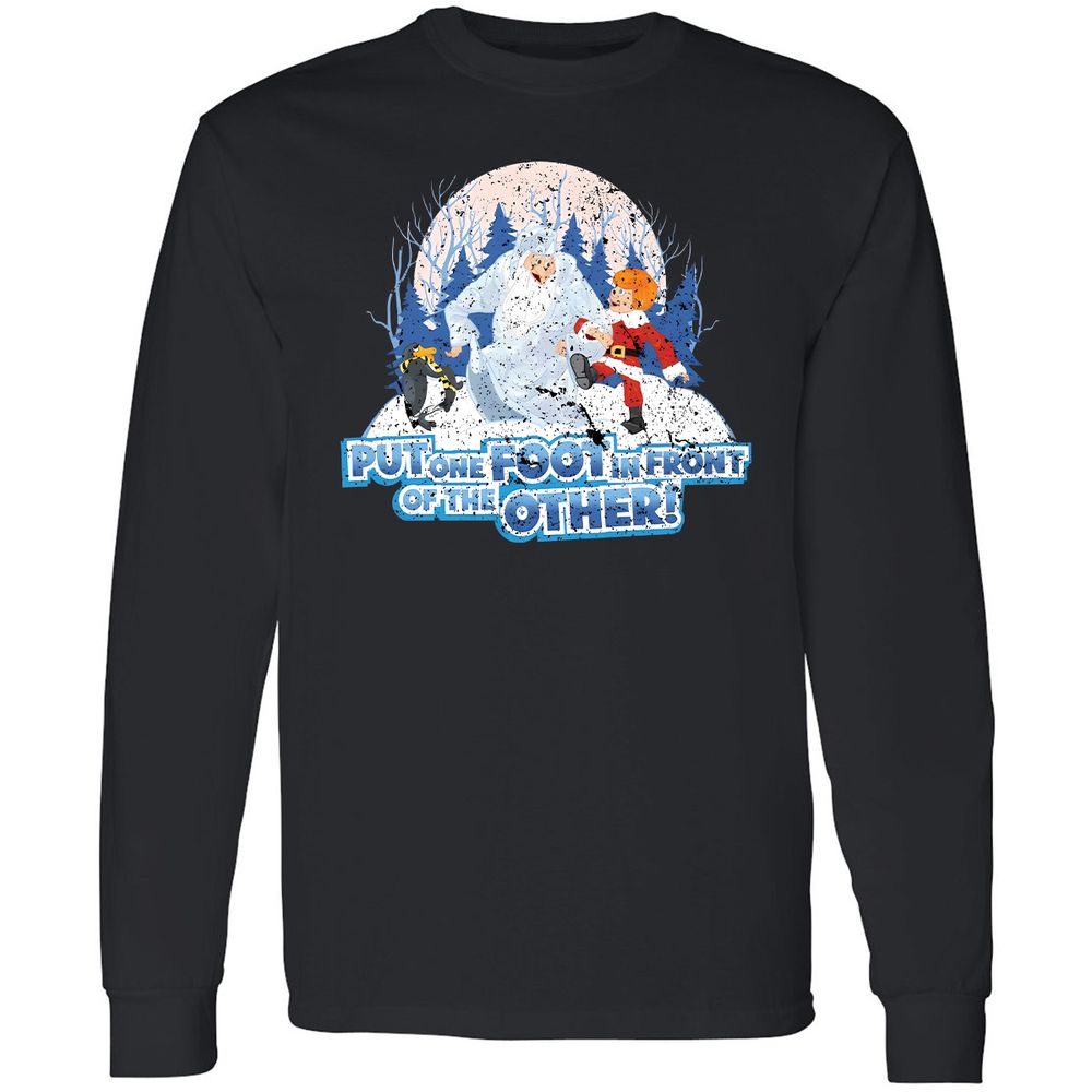 Long Sleeve T-Shirt - T162D9DQ - Black - 1