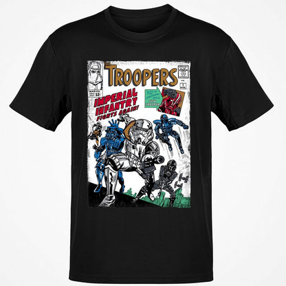 Classic Unisex T-Shirt - U73YU5F9 - Black - 1