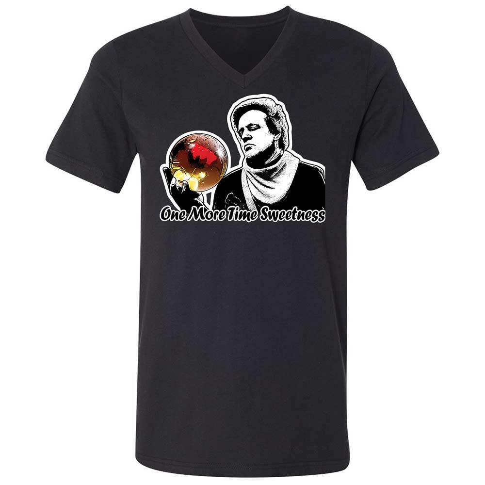 Unisex V-Neck T-Shirt - ZVQBVBU3 - Black - 1