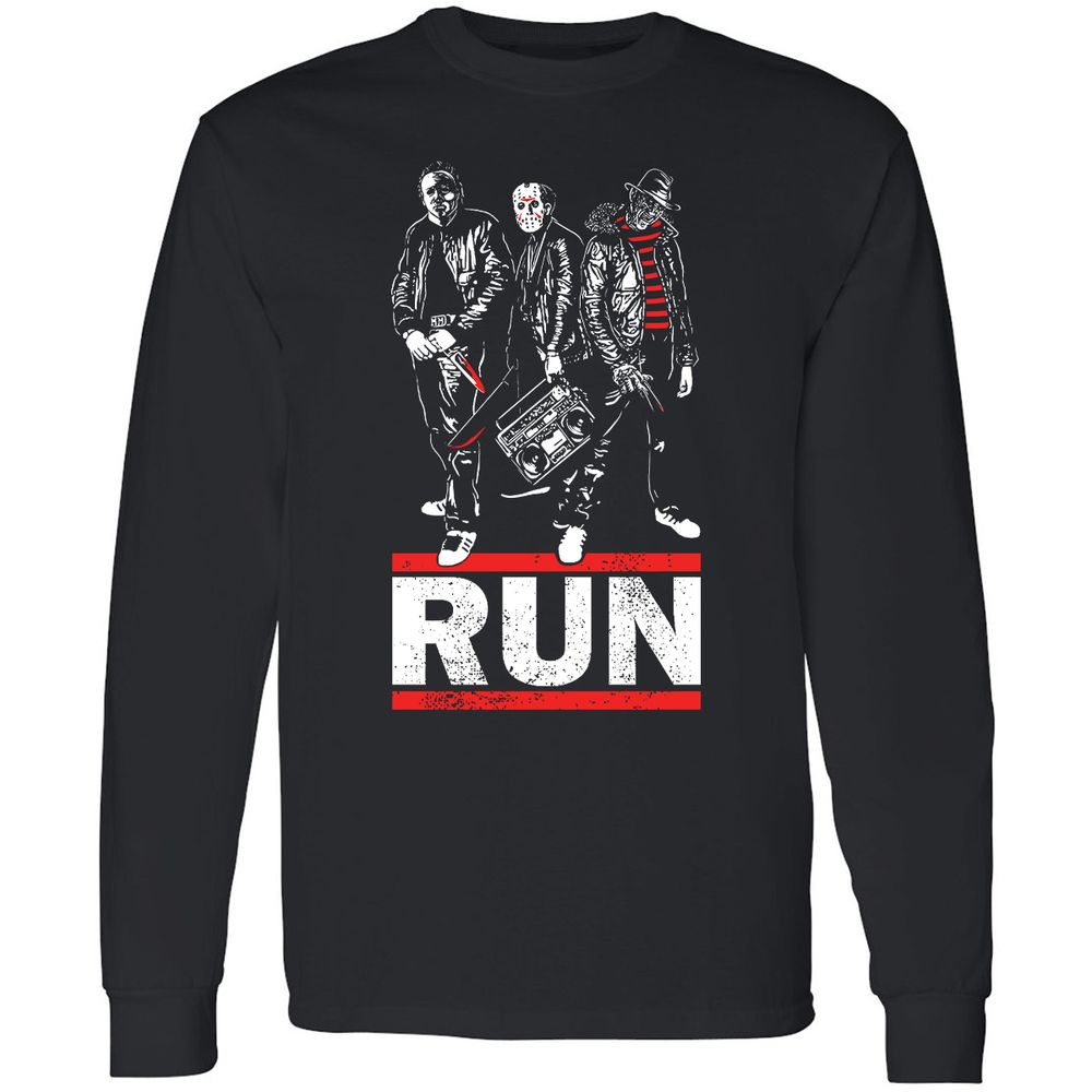 Long Sleeve T-Shirt - 7Q67S4QA - Black - 1