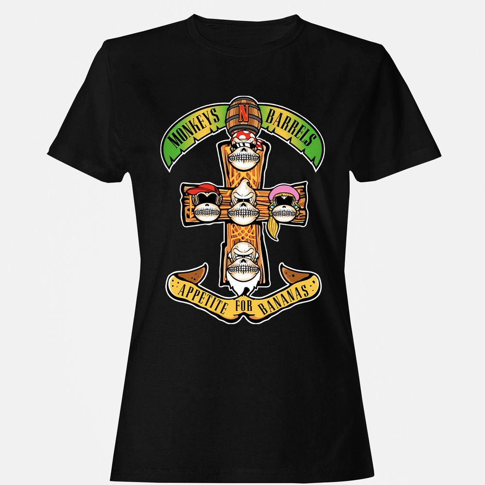 Women's T-Shirt - XZMLWN6G - Black - 1