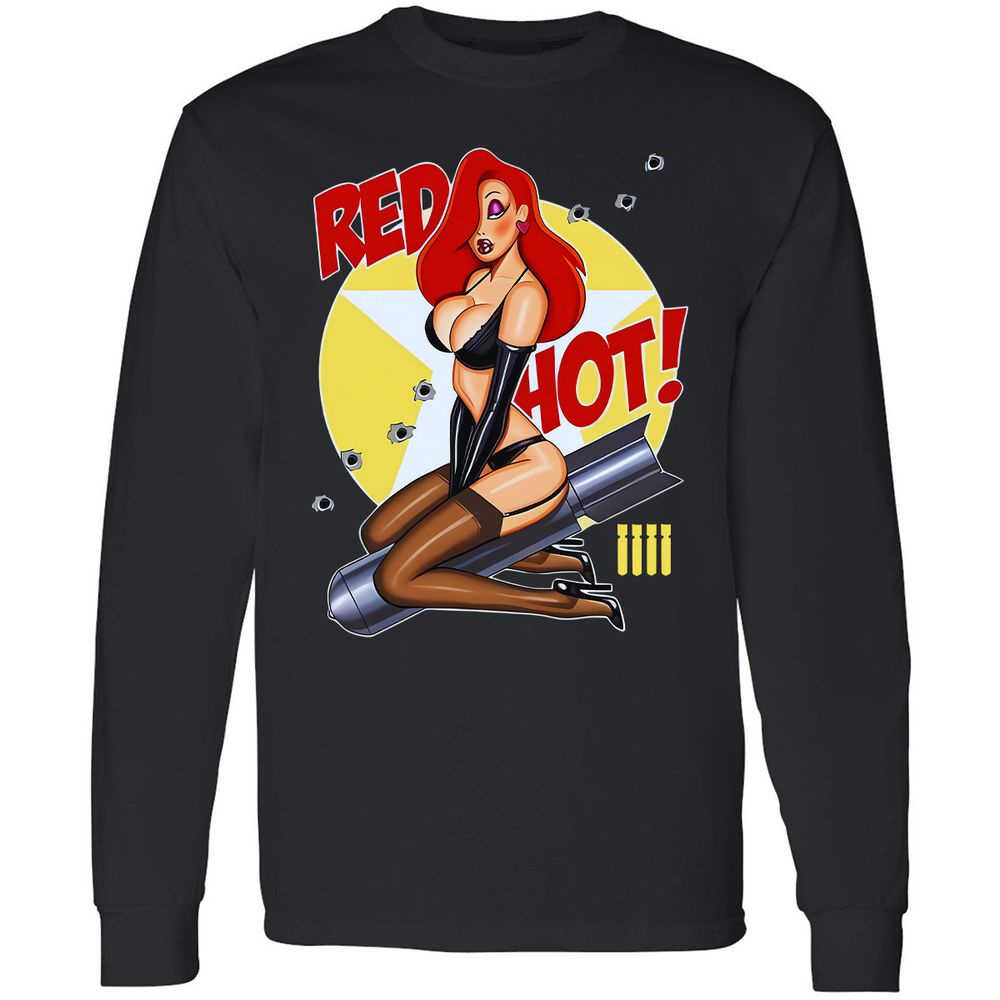 Long Sleeve T-Shirt - AH6XQ1EM - Black - 1