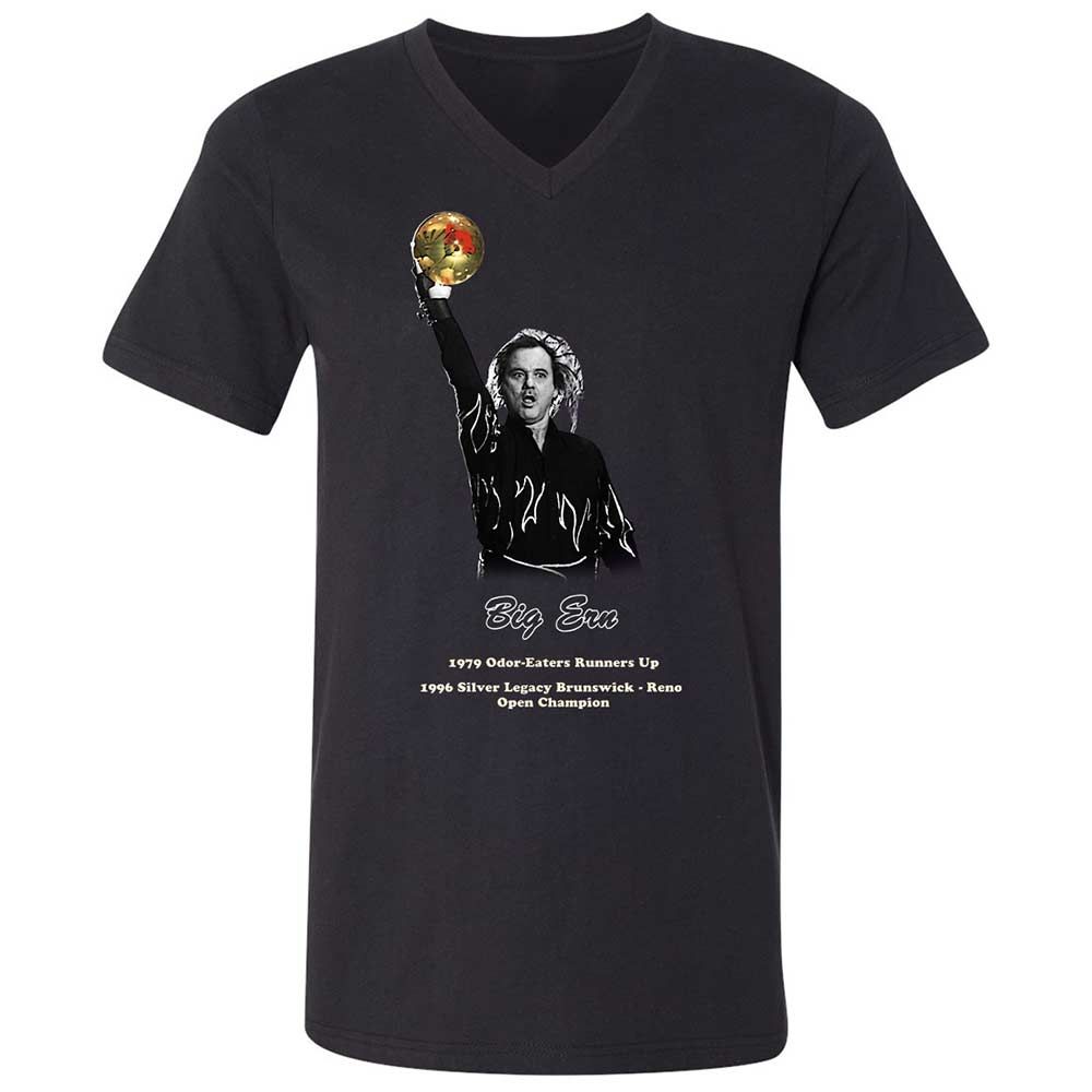 Unisex V-Neck T-Shirt - SCDEBWEH - Black - 1