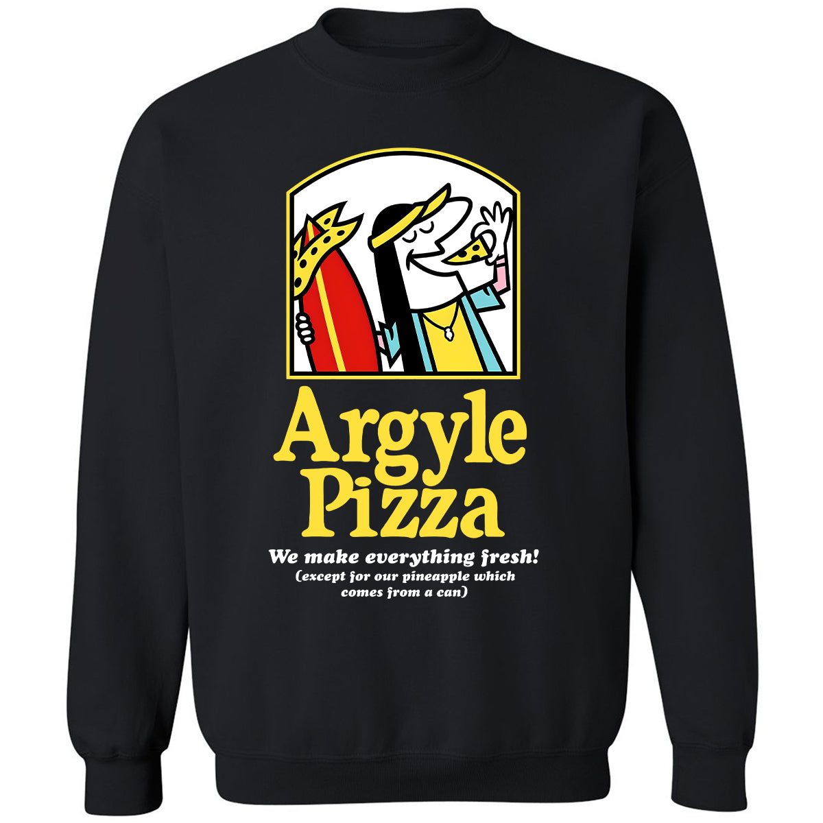 Classic Unisex Sweatshirt - DY5SFYZU - Black - 1