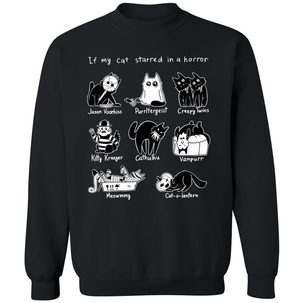 Classic Unisex Sweatshirt - N4V3T557 - Black - 1