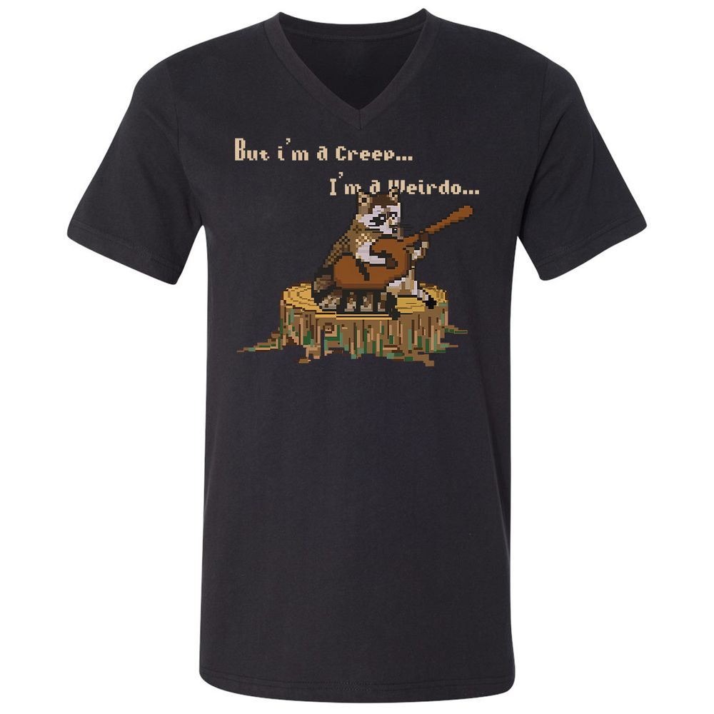 Unisex V-Neck T-Shirt - 2FPJPD3M - Black - 1