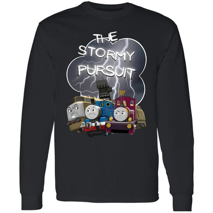 Long Sleeve T-Shirt - YUC9FEZK - Black - 1