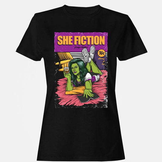 Women's T-Shirt - 2GL2UZAN - Black - 1