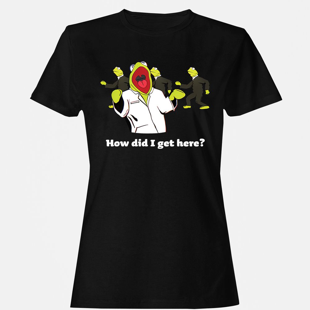 Women's T-Shirt - QVDGB92W - Black - 1