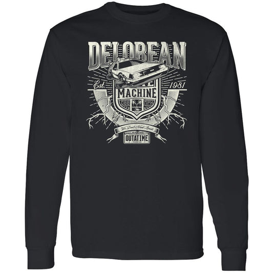 Long Sleeve T-Shirt - QMR2B6KT - Black - 1