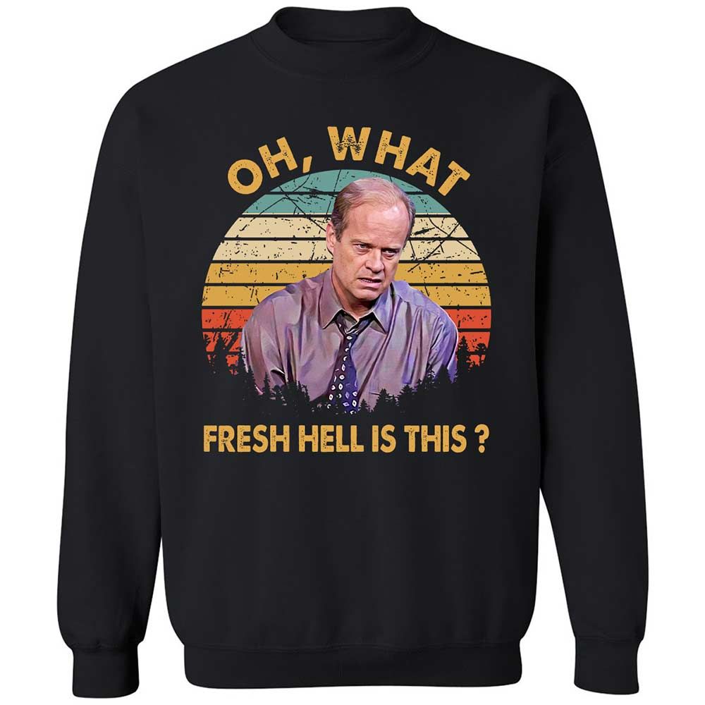 Oh What Fresh Hell Is This - Black - 1