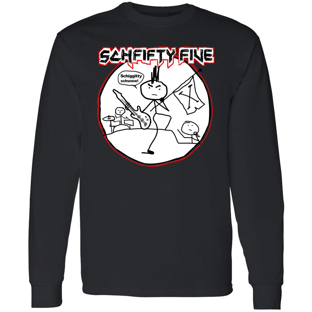 Long Sleeve T-Shirt - 1CRH54H9 - Black - 1