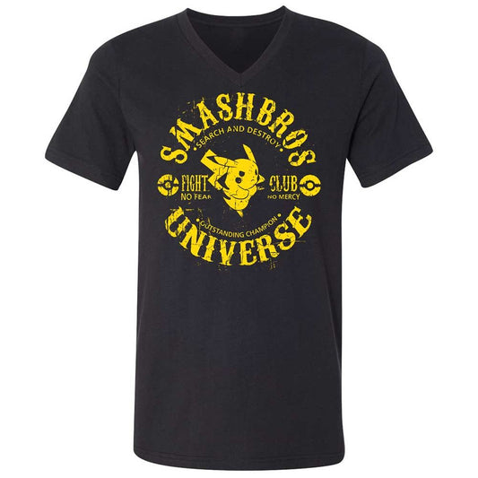 Unisex V-Neck T-Shirt - 5BJ47WRY - Black - 1