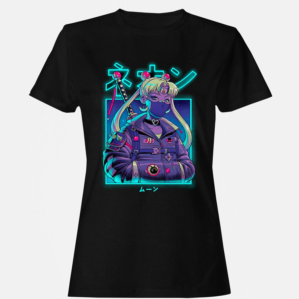 Women's T-Shirt - LR8TCRH5 - Black - 1