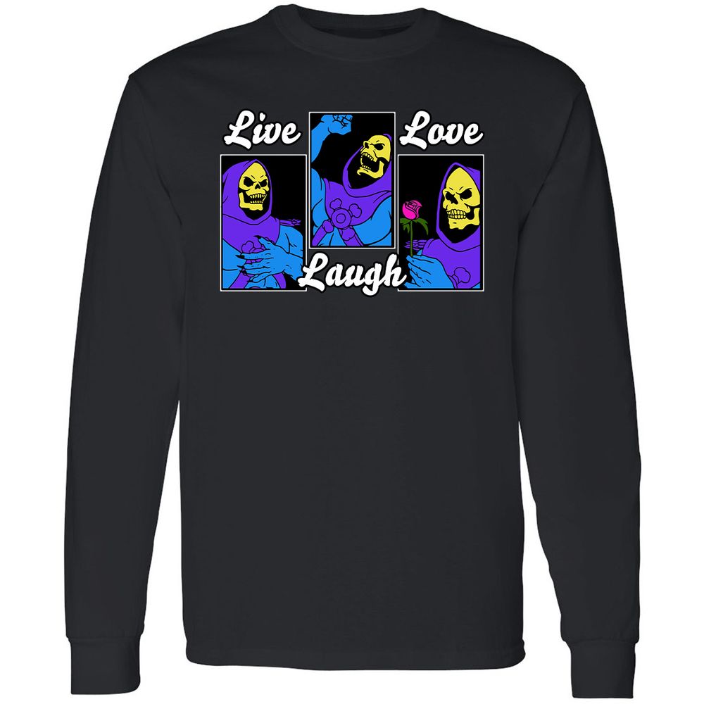 Long Sleeve T-Shirt - QT656U3Q - Black - 1