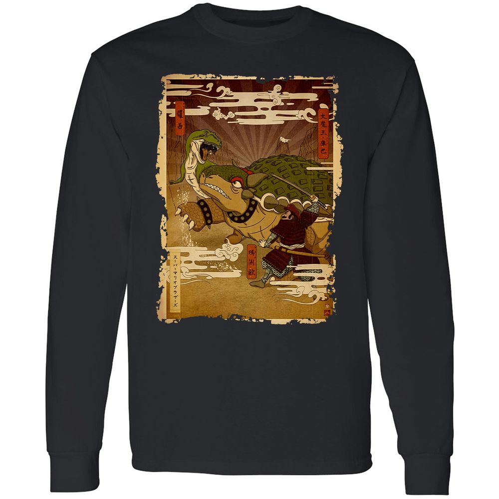 Long Sleeve T-Shirt - YGZP9CC4 - Black - 1