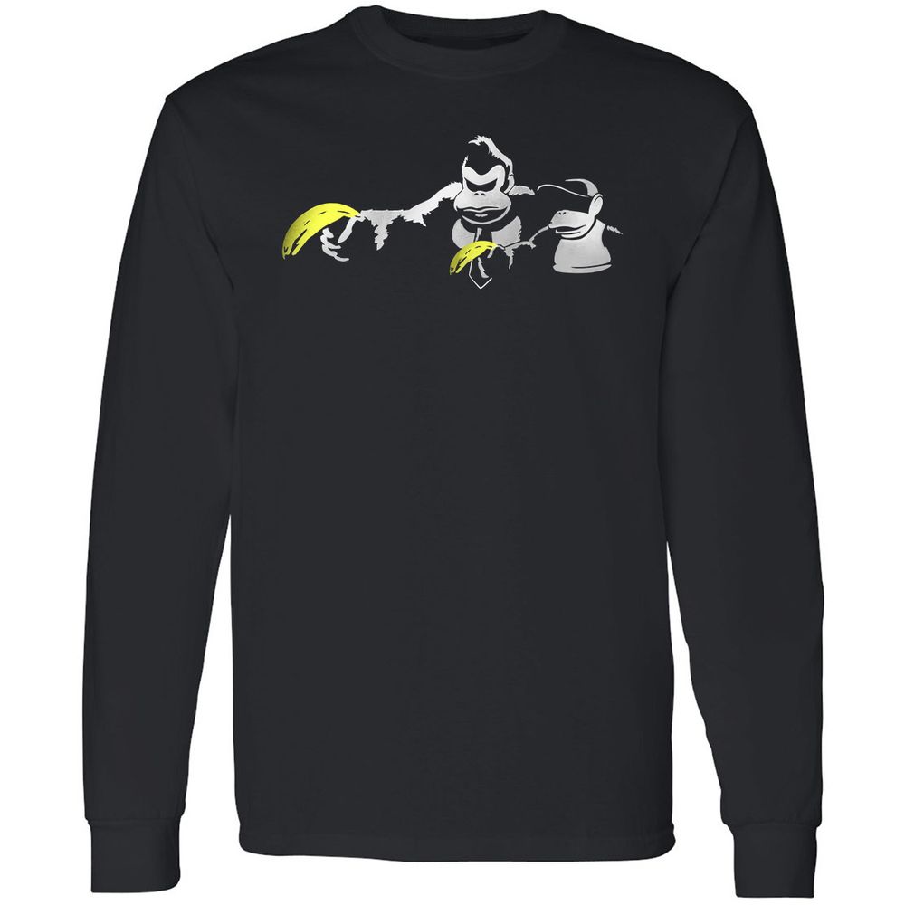 Long Sleeve T-Shirt - 7ZB3SP3F - Black - 1