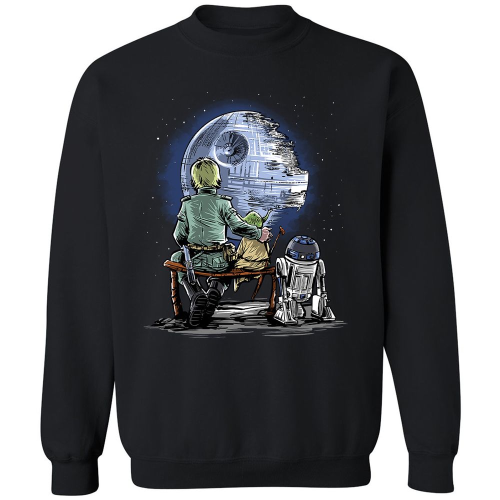 Classic Unisex Sweatshirt - 8AQBG4TG - Black - 1