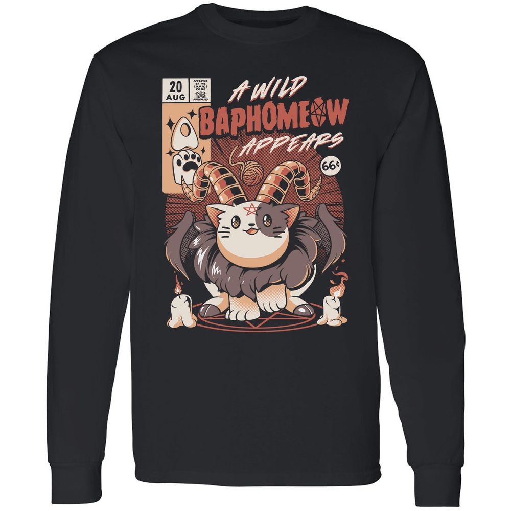 Long Sleeve T-Shirt - 6BY5YJ94 - Black - 1