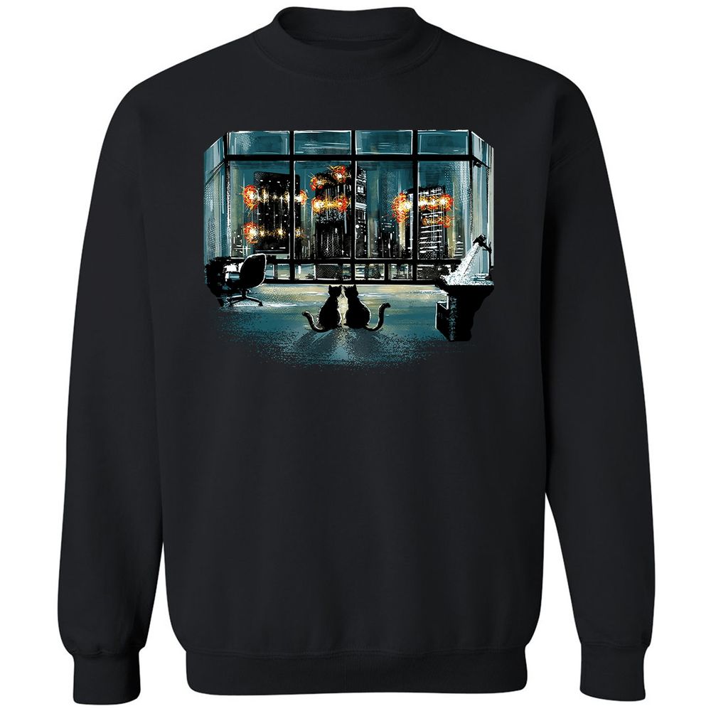 Classic Unisex Sweatshirt - J7D4L12M - Black - 1