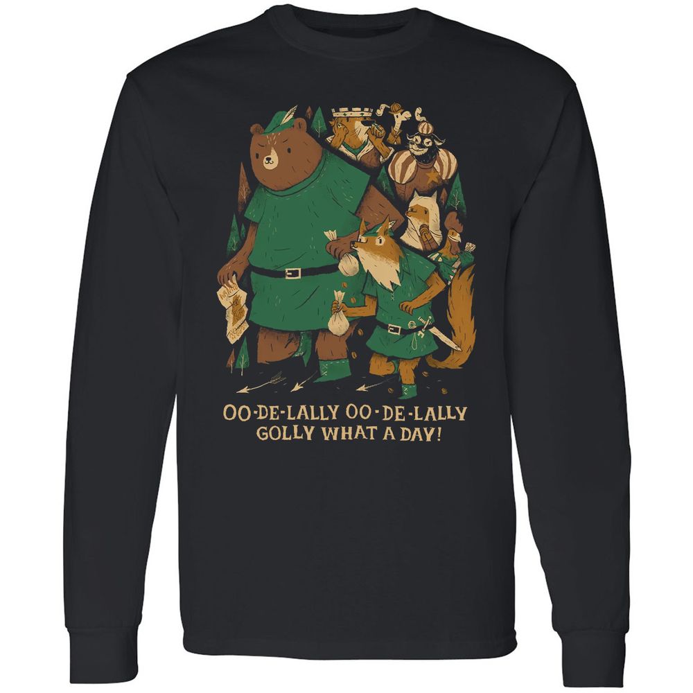 Long Sleeve T-Shirt - 7QNDZFWP - Black - 1