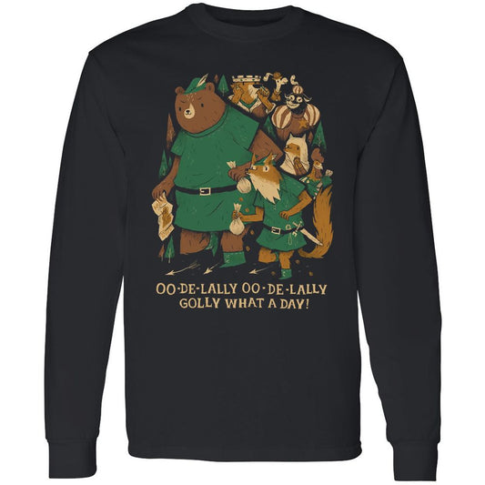Long Sleeve T-Shirt - 7QNDZFWP - Black - 1