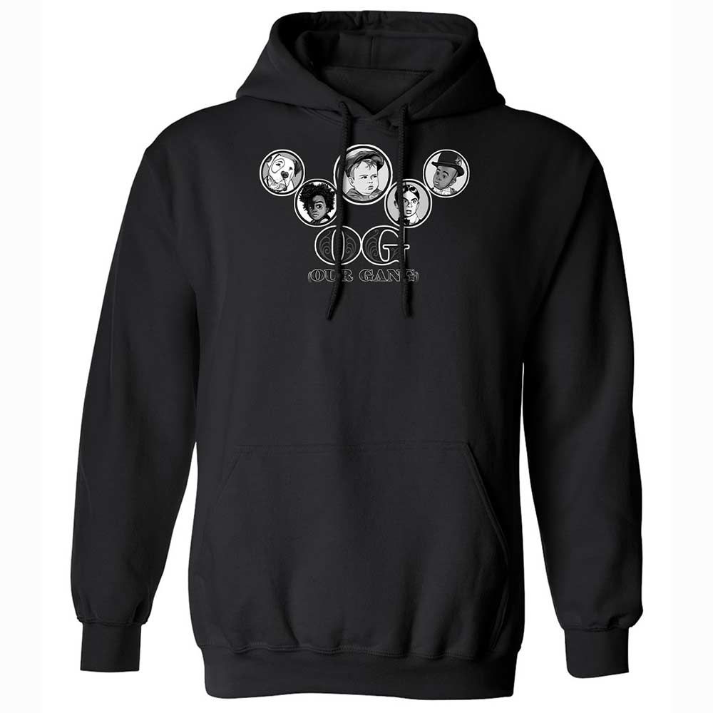 Classic Unisex Hoodie - YGPZYQV9 - Black - 1