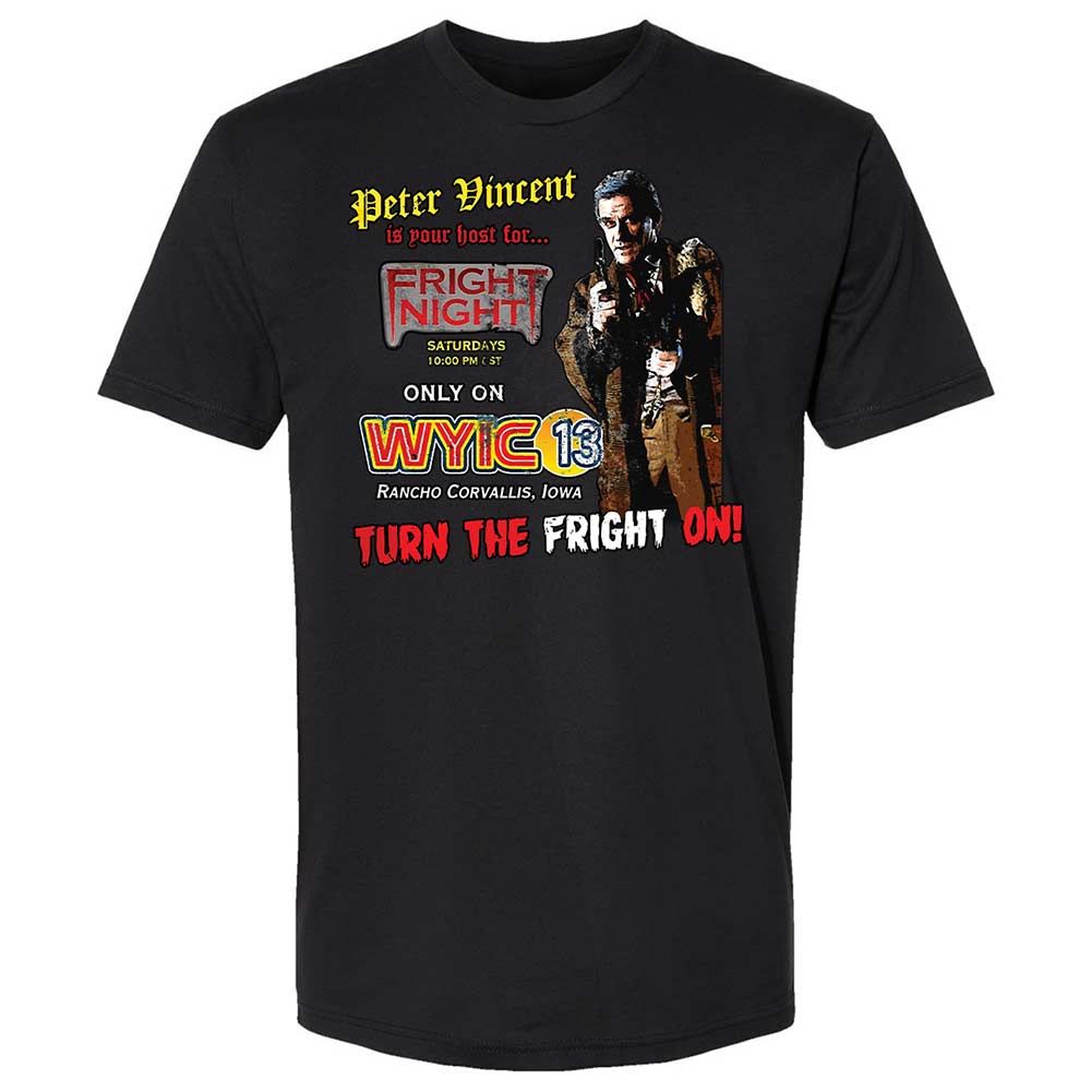 Peter Vincent Fright horror night cult - Black - 1