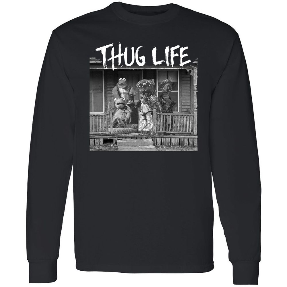 Long Sleeve T-Shirt - WLB8GWLM - Black - 1