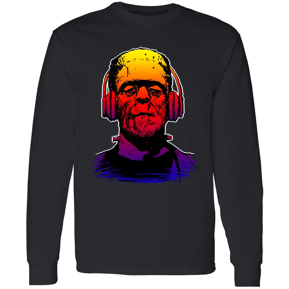 Long Sleeve T-Shirt - MHGFR4P2 - Black - 1