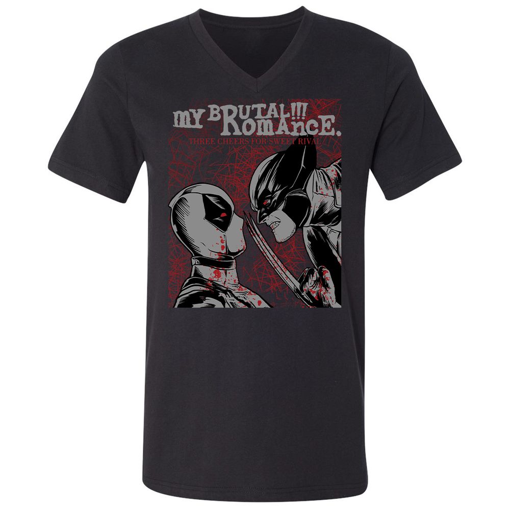 Unisex V-Neck T-Shirt - GG1T42LL - Black - 1