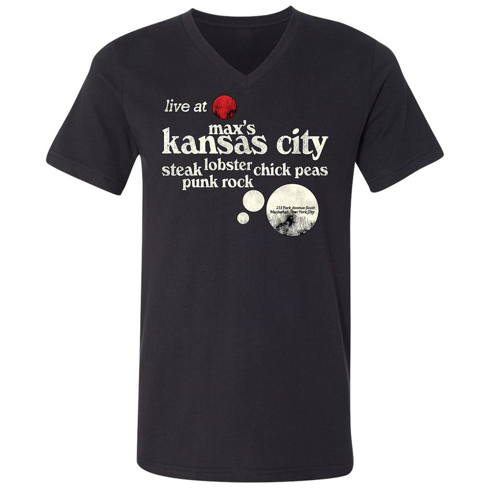 Unisex V-Neck T-Shirt - FKACXWG3 - Black - 1