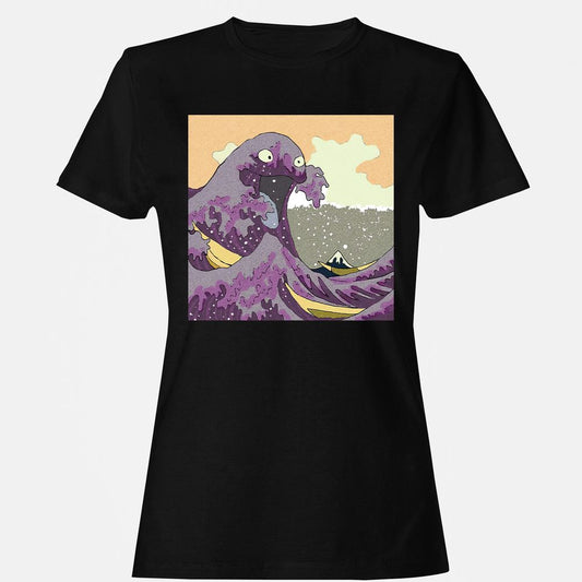 Women's T-Shirt - LTKV7ZKZ - Black - 1