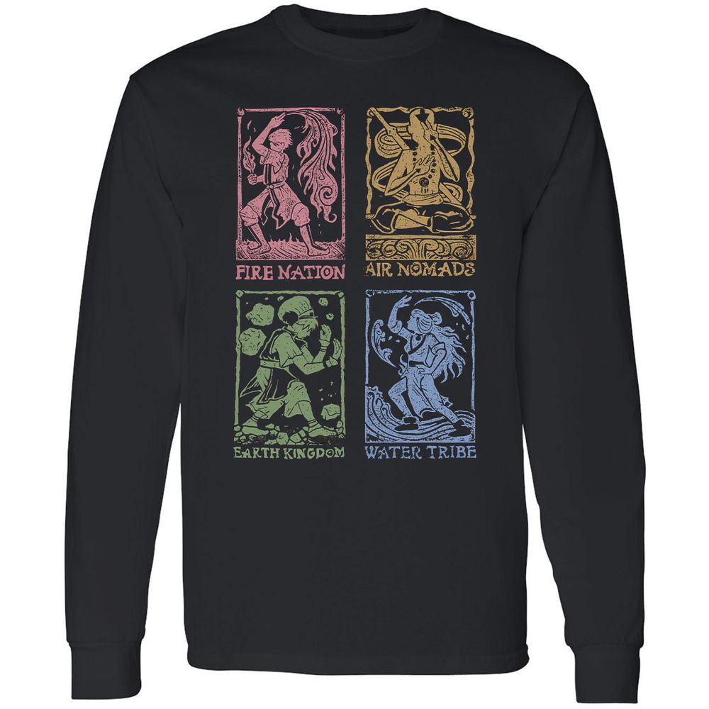 Long Sleeve T-Shirt - C1BBY1W1 - Black - 1
