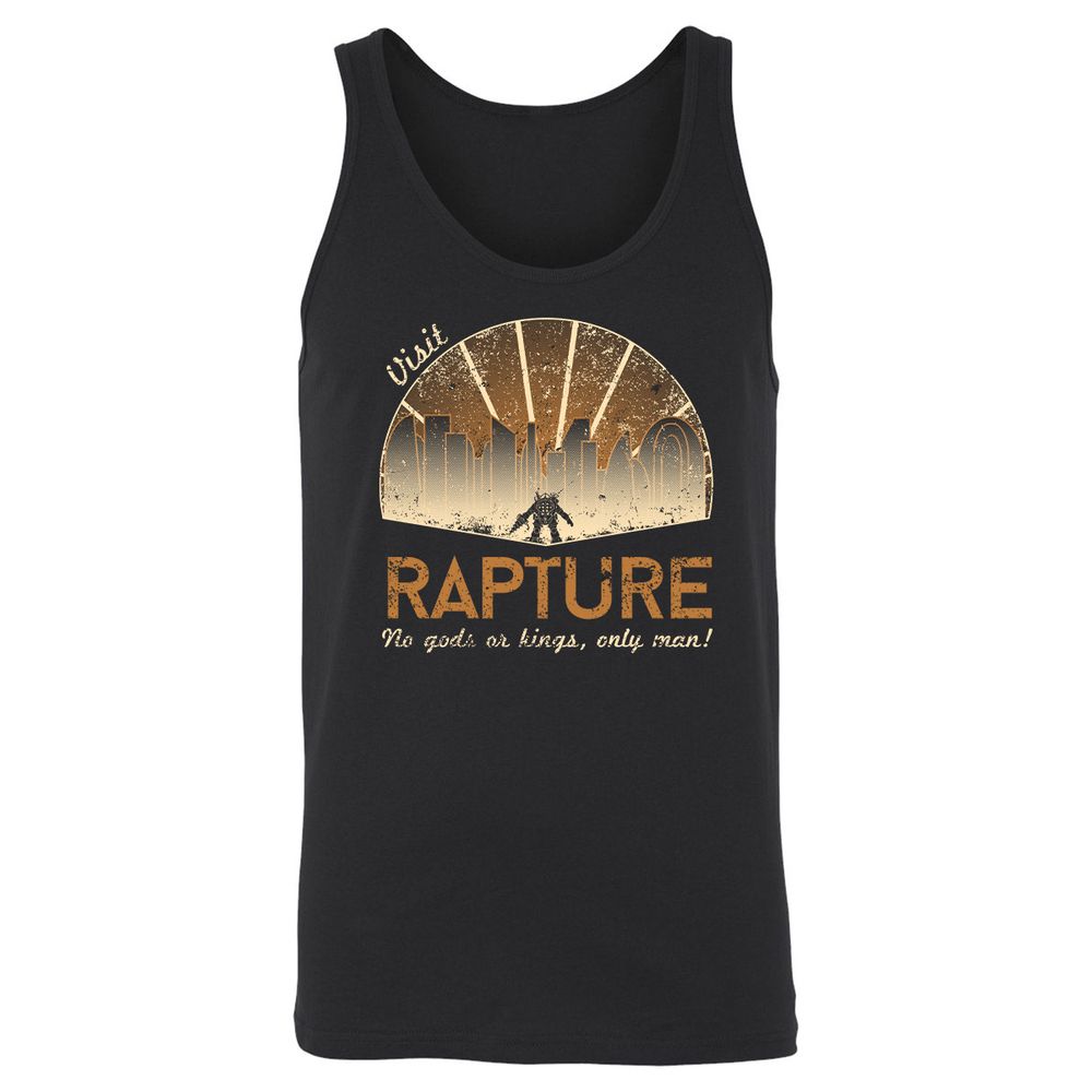 Unisex Jersey Tank - U8F14F5J - Black - 1