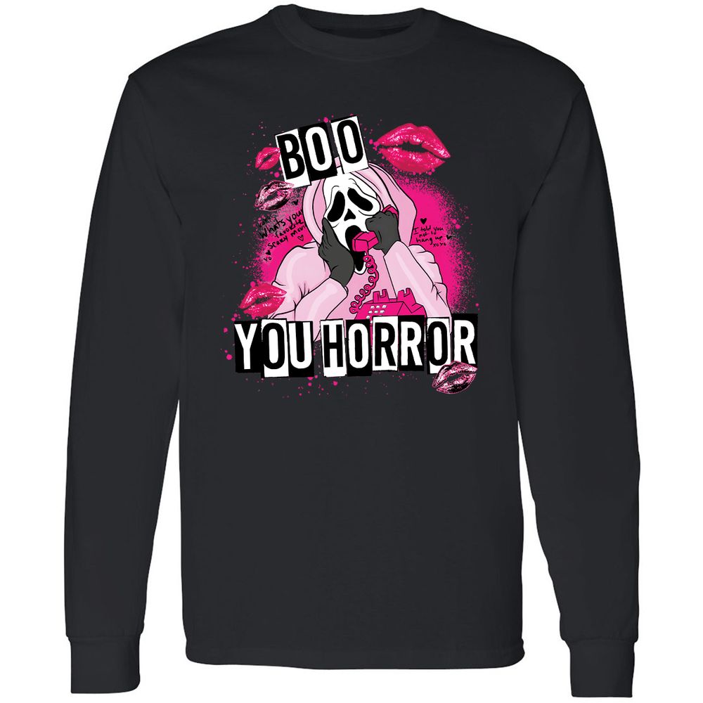 Long Sleeve T-Shirt - HKVW3VTH - Black - 1