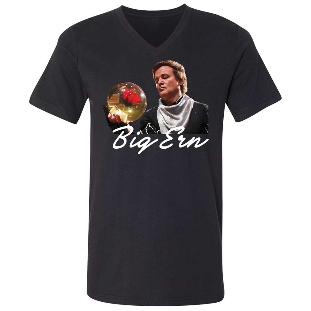 Unisex V-Neck T-Shirt - EQT88DU8 - Black - 1