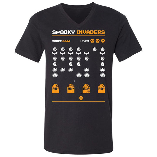 Unisex V-Neck T-Shirt - 2CGB2JJF - Black - 1