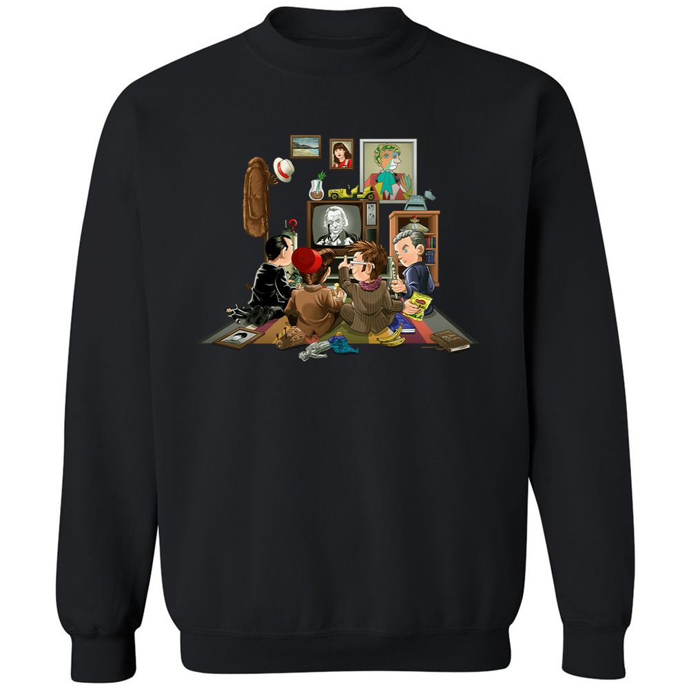 Classic Unisex Sweatshirt - HPCFFYUJ - Black - 1