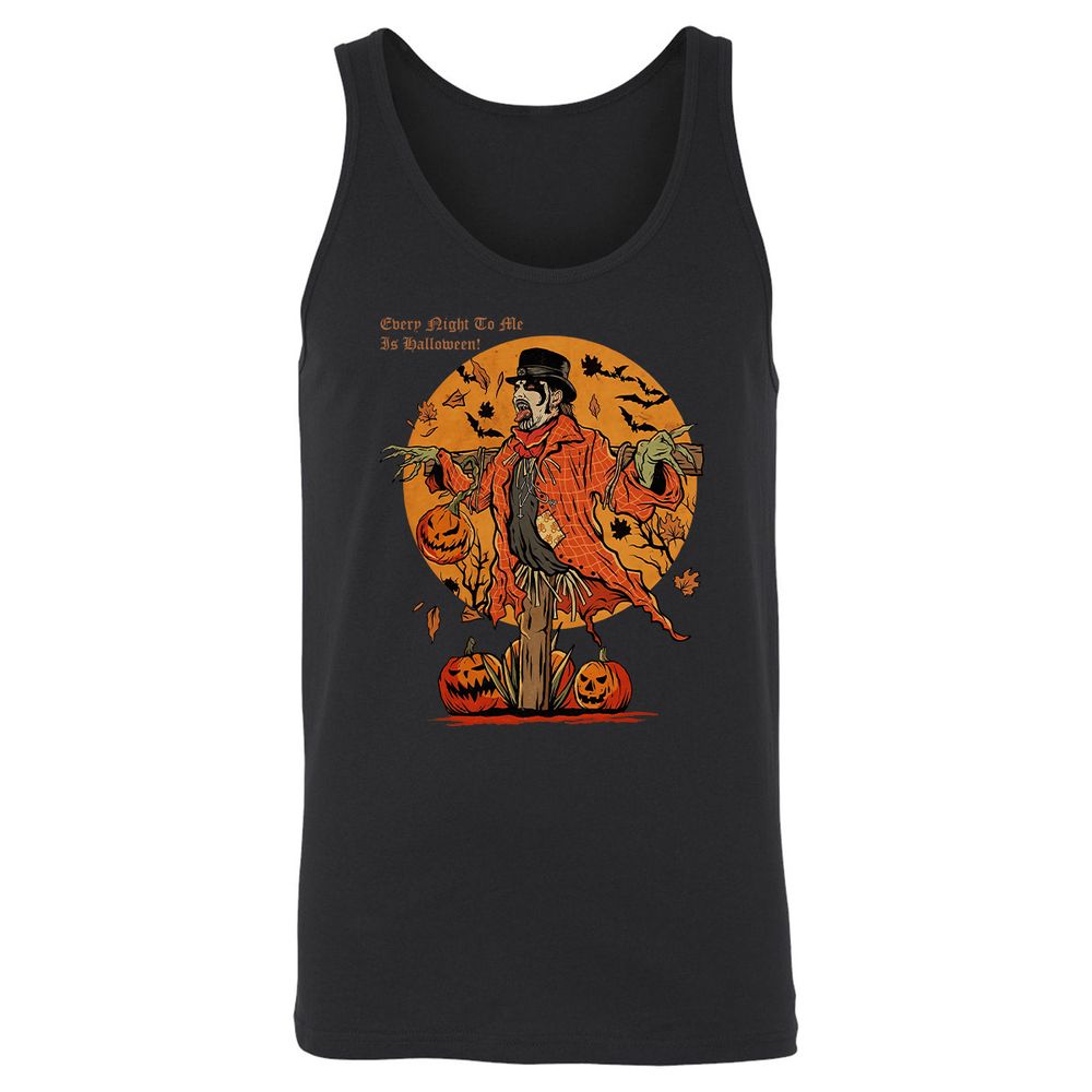 Unisex Jersey Tank - CMHJE4MT - Black - 1