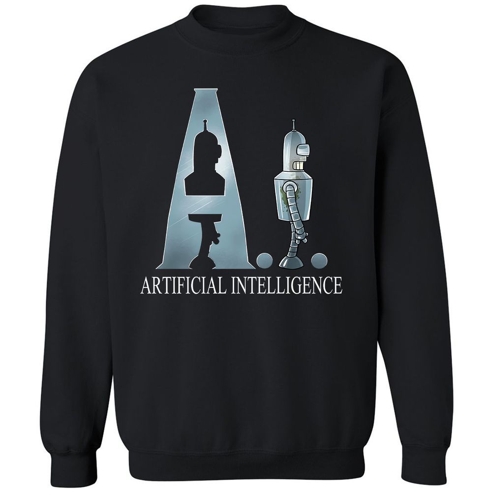 Classic Unisex Sweatshirt - A6AKZJAV - Black - 1