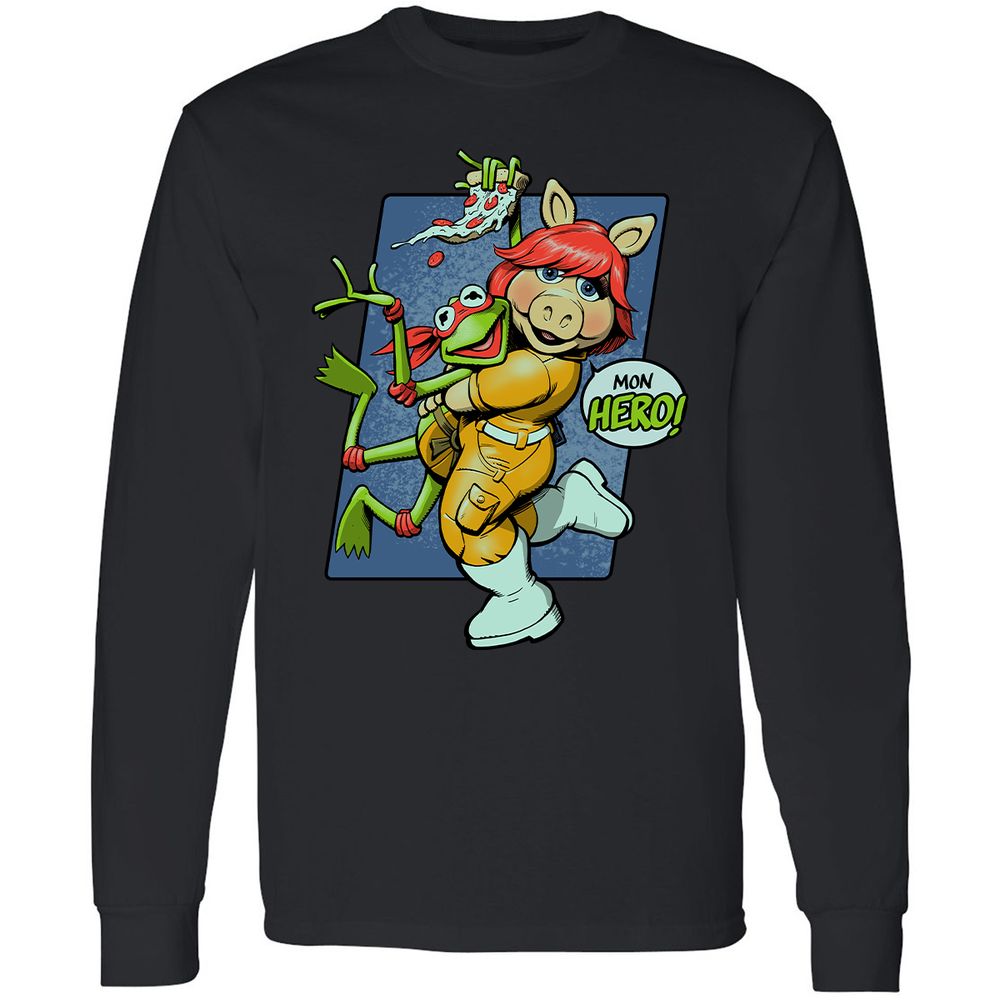 Long Sleeve T-Shirt - RSJXVDEK - Black - 1