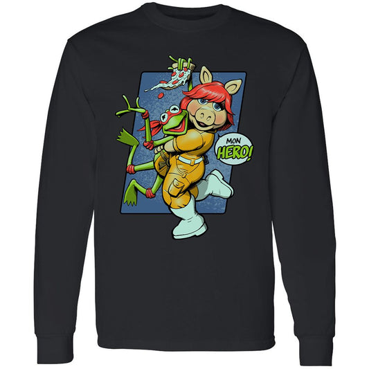 Long Sleeve T-Shirt - RSJXVDEK - Black - 1