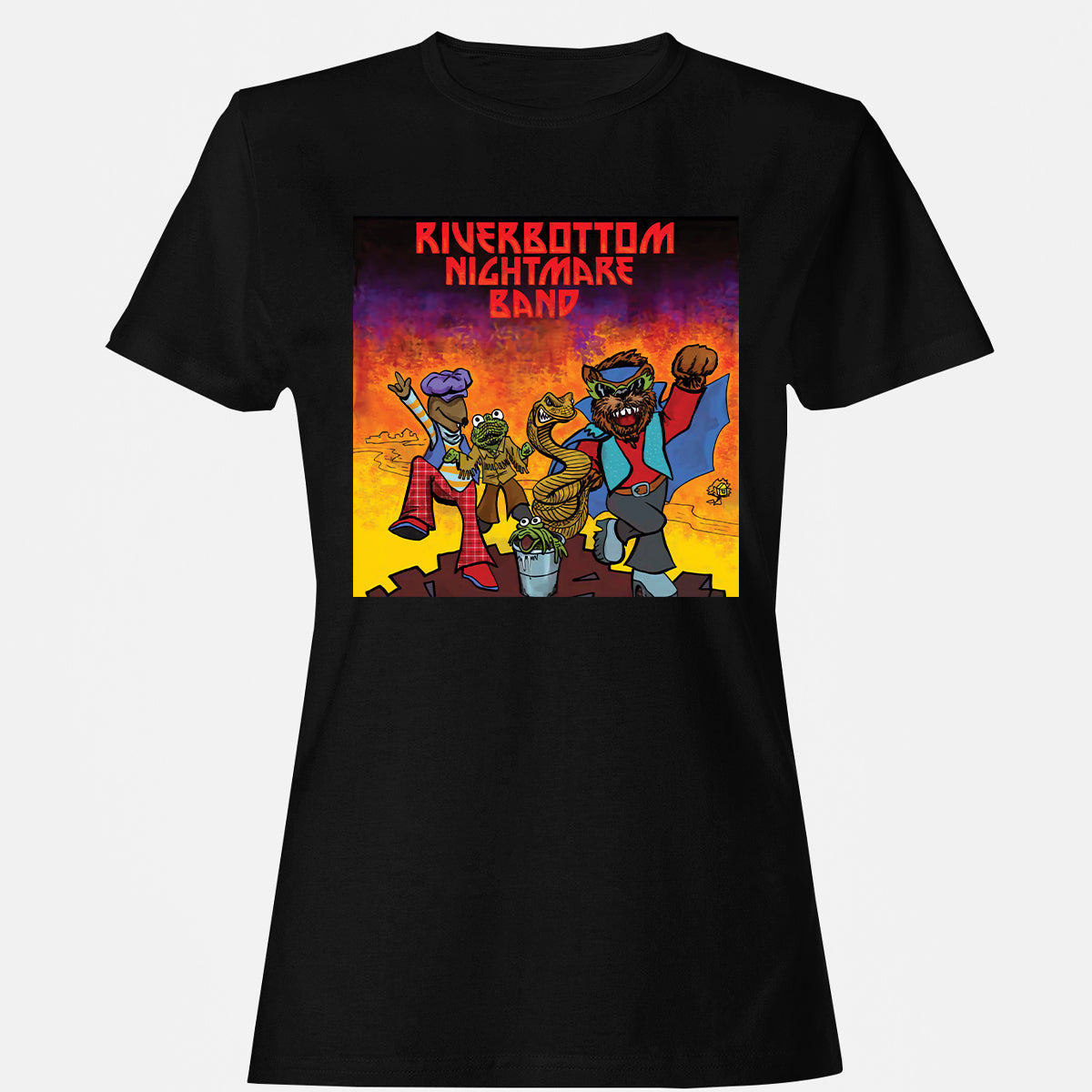 Women's T-Shirt - X4MDFJQ6 - Black - 1