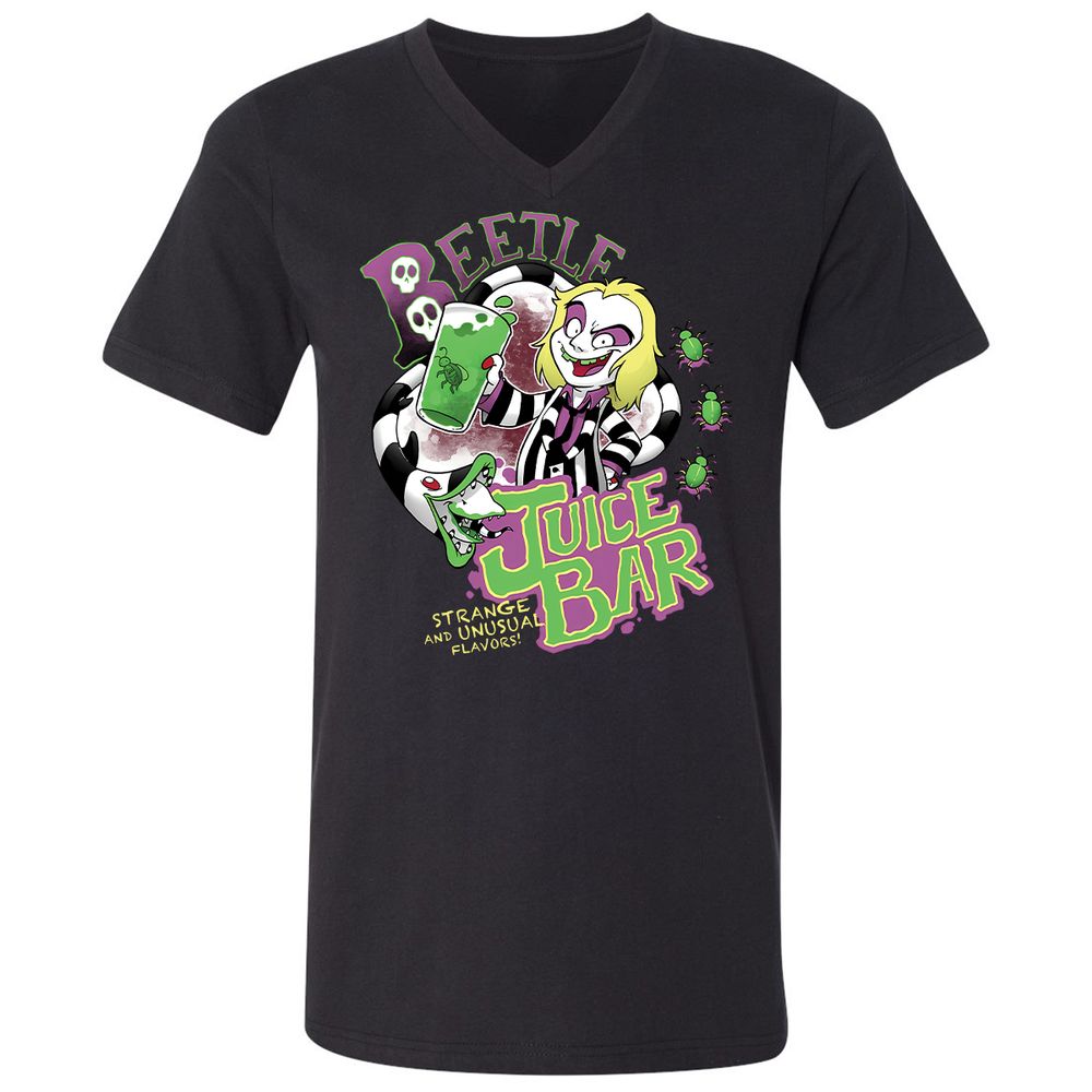 Unisex V-Neck T-Shirt - BYPAWC6X - Black - 1