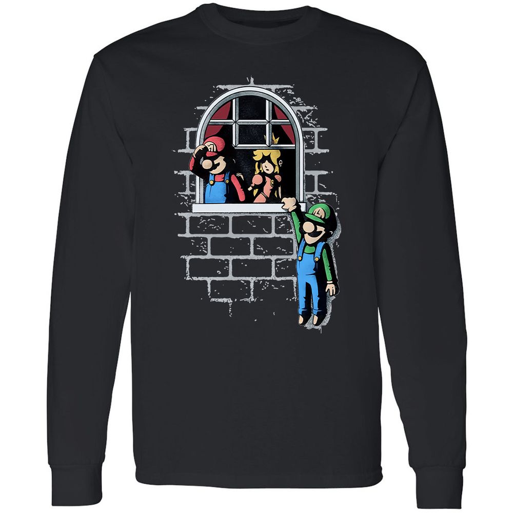 Long Sleeve T-Shirt - V5WH1QD8 - Black - 1