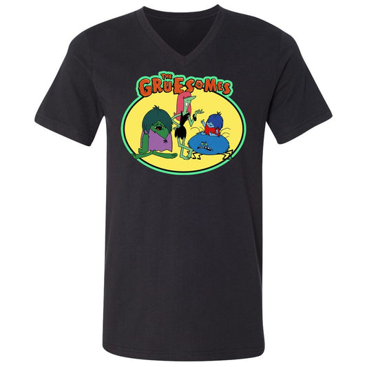 Unisex V-Neck T-Shirt - K2GAH2UV - Black - 1