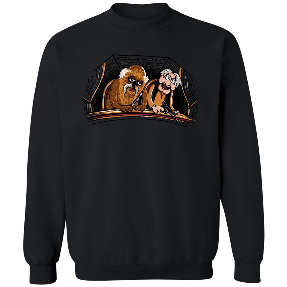 Classic Unisex Sweatshirt - HV9BDZWC - Black - 1