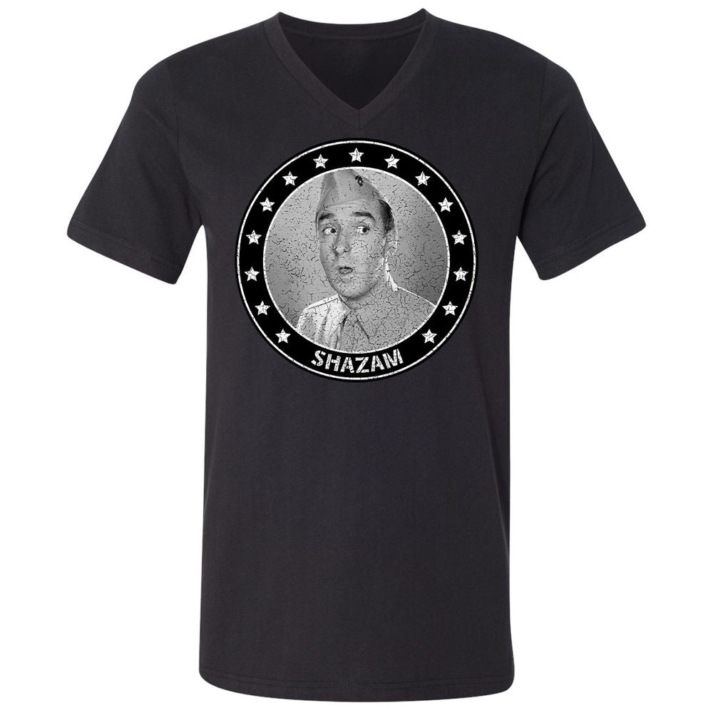 Unisex V-Neck T-Shirt - 18U9PHL7 - Black - 1