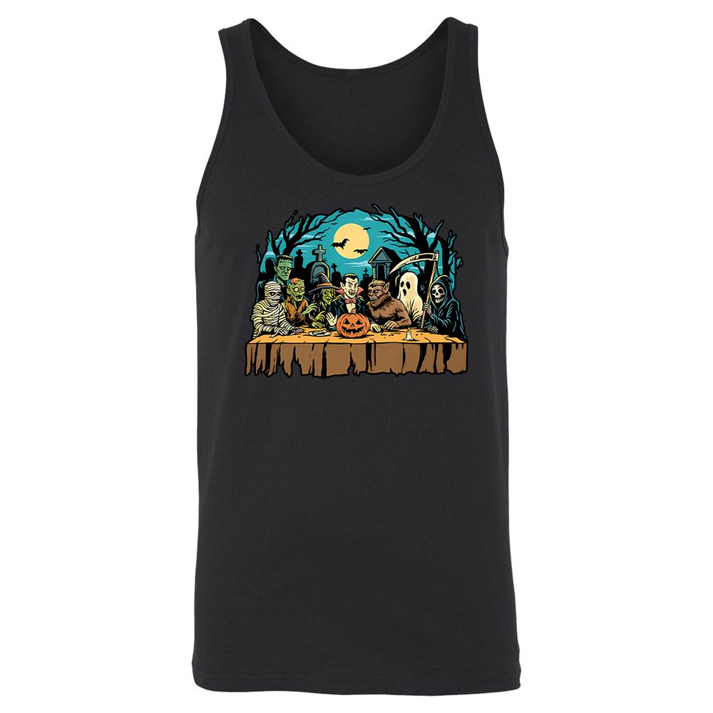Unisex Jersey Tank - Y844Z4Z1 - Black - 1
